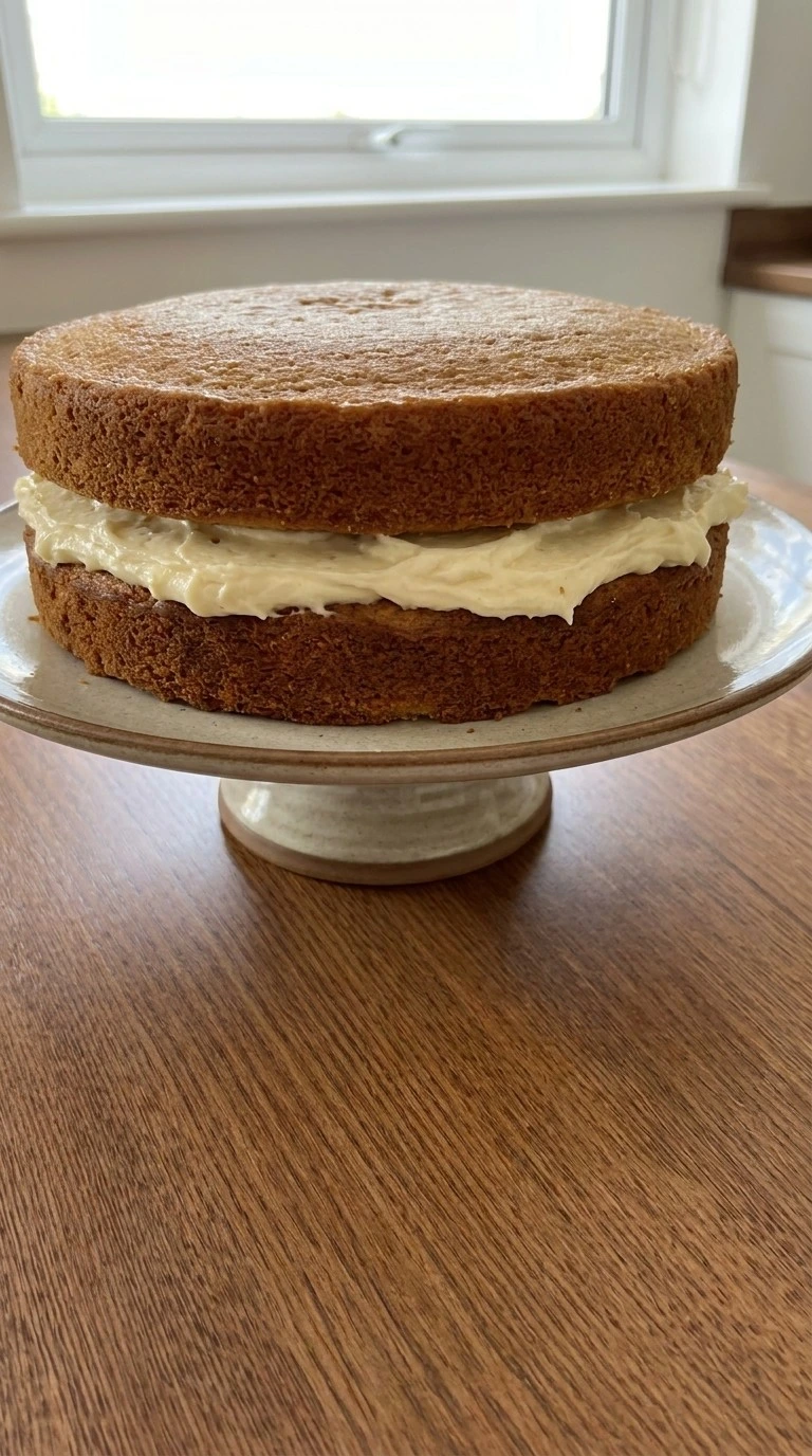 Friendsgiving Cake with cream cheese frosting layers Recipe focus: friendsgiving cookies.