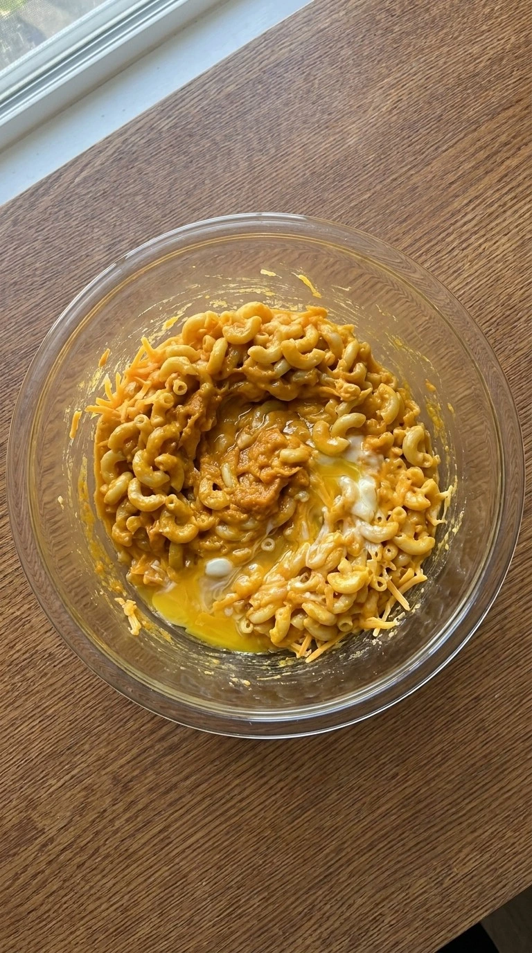 Halloween Appetizers Pumpkin filling mixed with pumpkin puree and cheese