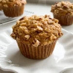 Pumpkin Muffins with Streusel Topping with golden crumb topping Recipe focus: pumpkin muffins streusel topping.