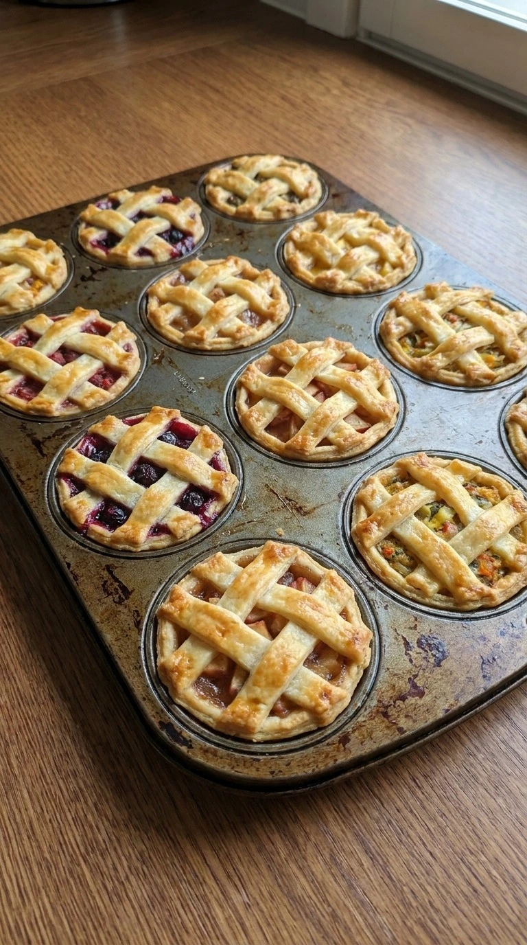 Bake the mini pies Recipe focus: friendsgiving pie party.
