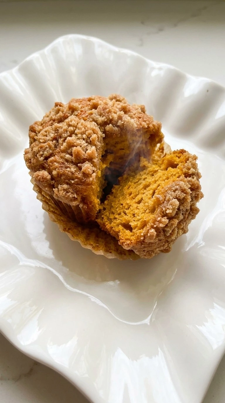 Pumpkin Muffins with Streusel Topping — Cool and serve the muffins Recipe focus: pumpkin cranberry muffins.