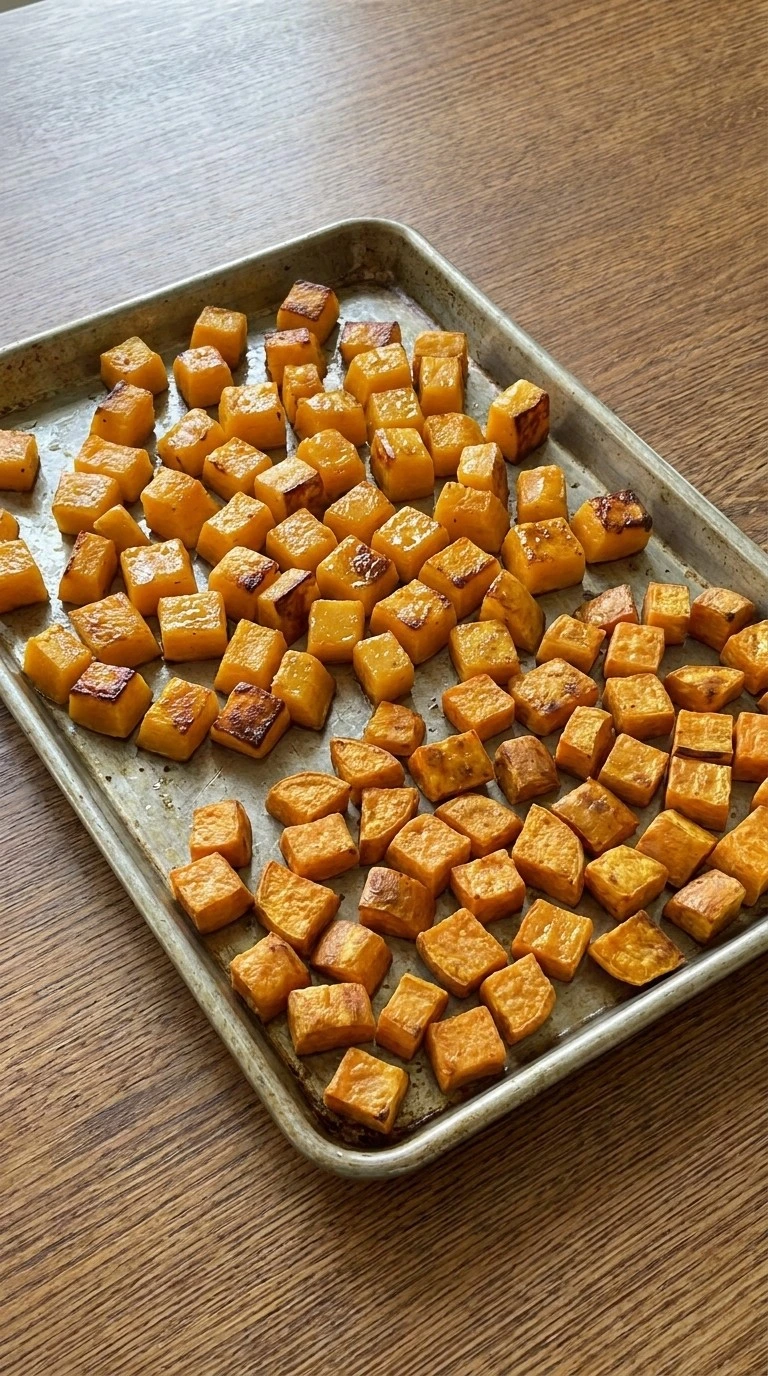 Thanksgiving Side Dishes Healthy Butternut Squash roasting with caramelized edges Recipe focus: thanksgiving recipes side dishes healthy butternut squash.