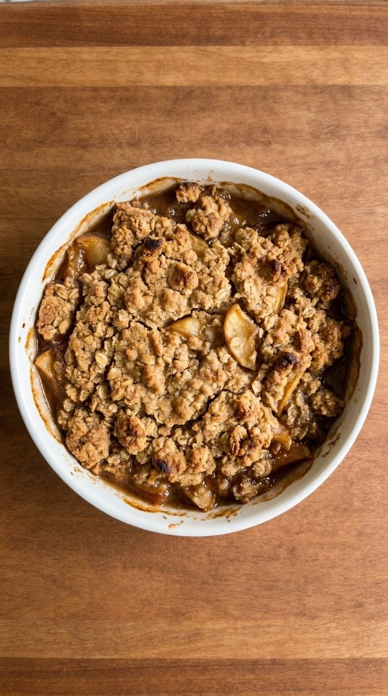Crockpot Apple Crisp with Pie Filling served with golden oat topping and tender apples. Recipe focus: crock pot apple crisp with pie filling.