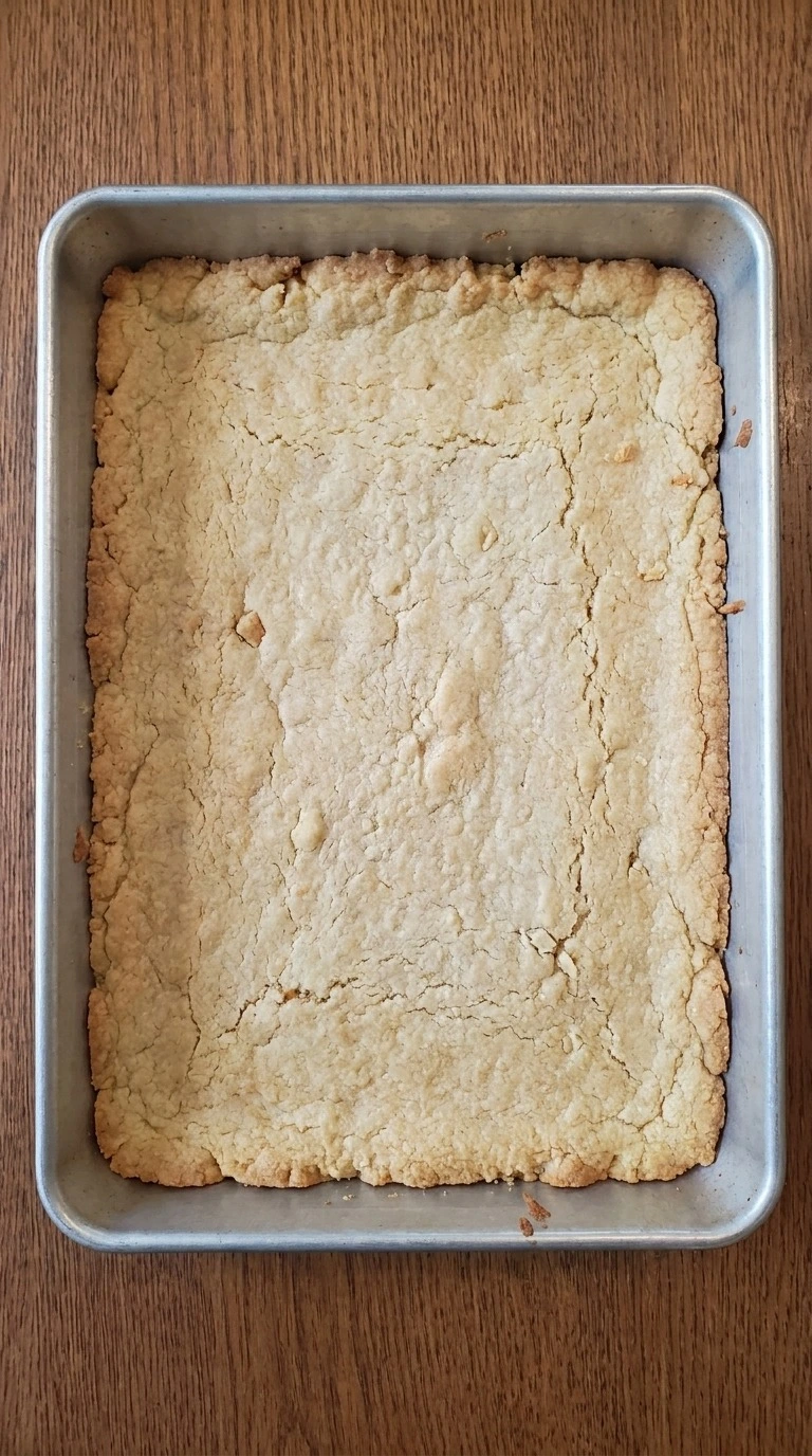 Fall Desserts with Cream Cheese crust prebaked until pale gold around the edges with a dry light center.