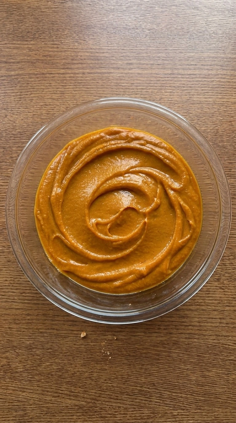 Fall Desserts with Cream Cheese pumpkin filling whisked smooth with sugar, egg, cornstarch and warm spices.