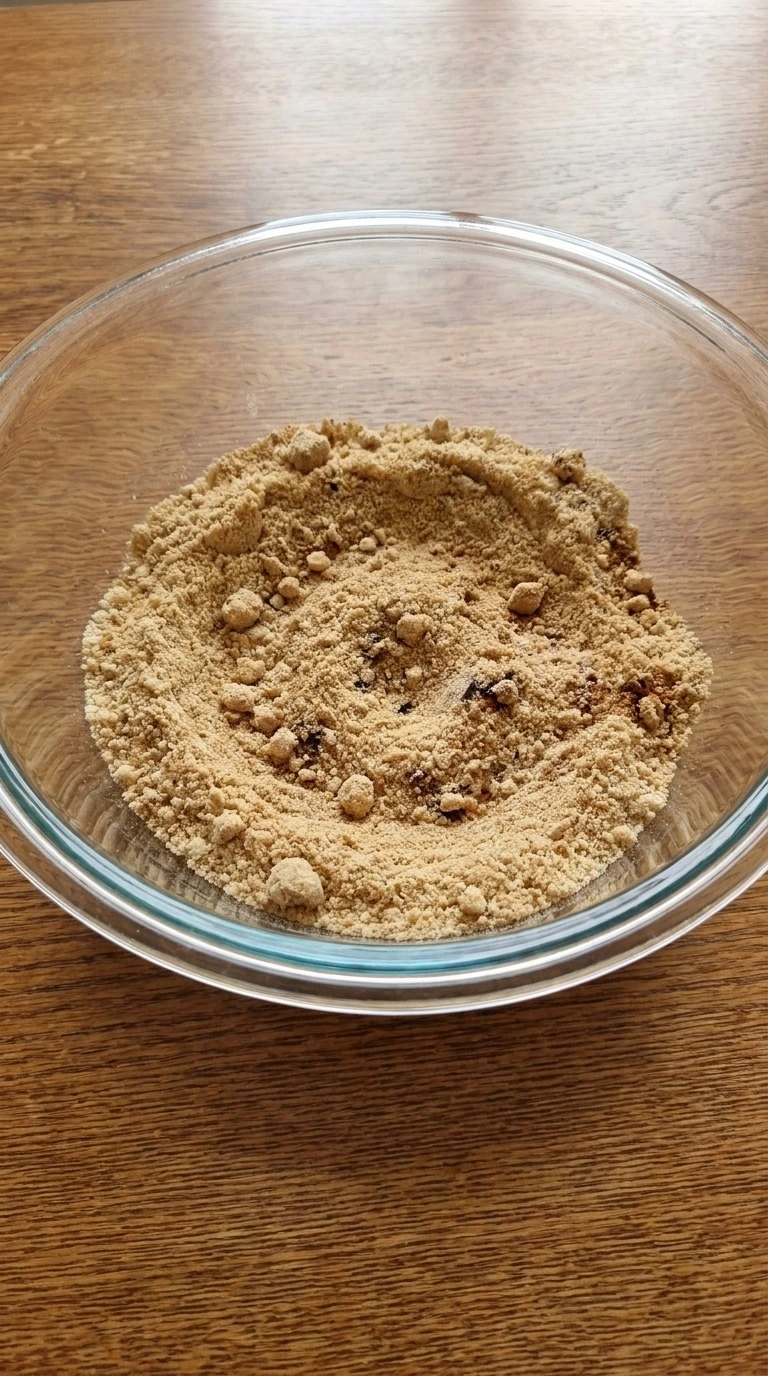 Gluten Free Pumpkin Bread Almond Flour step 1: dry ingredients evenly mixed.