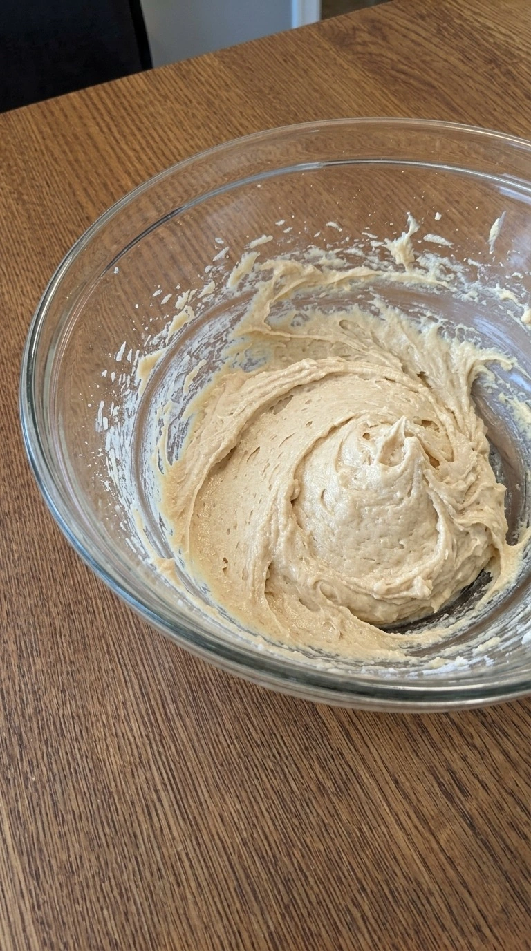 Christmas Crinkle Cookies butter and sugars beaten into a pale creamy mixture before adding cocoa. Recipe focus: gluten free christmas cookies.