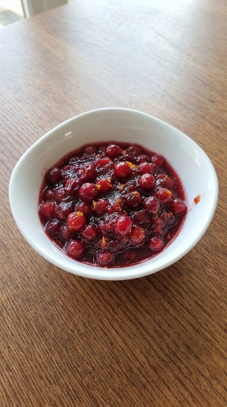 Fold in the Orange Zest and Let the Sauce Set Recipe focus: cranberry orange sauce.